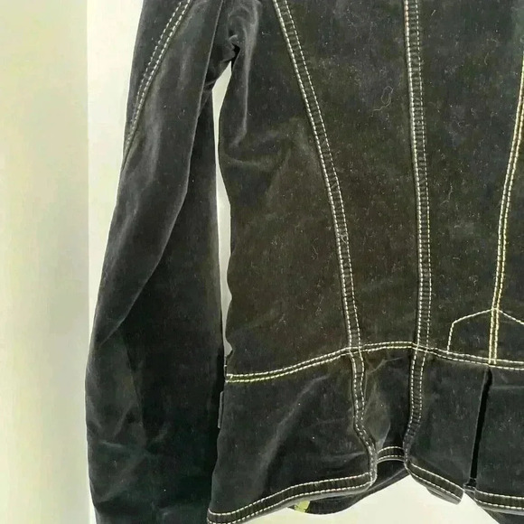 Guess Black Velvet Jacket - Picture 10 of 16